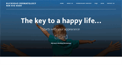 Desktop Screenshot of buckheaddermatology.com